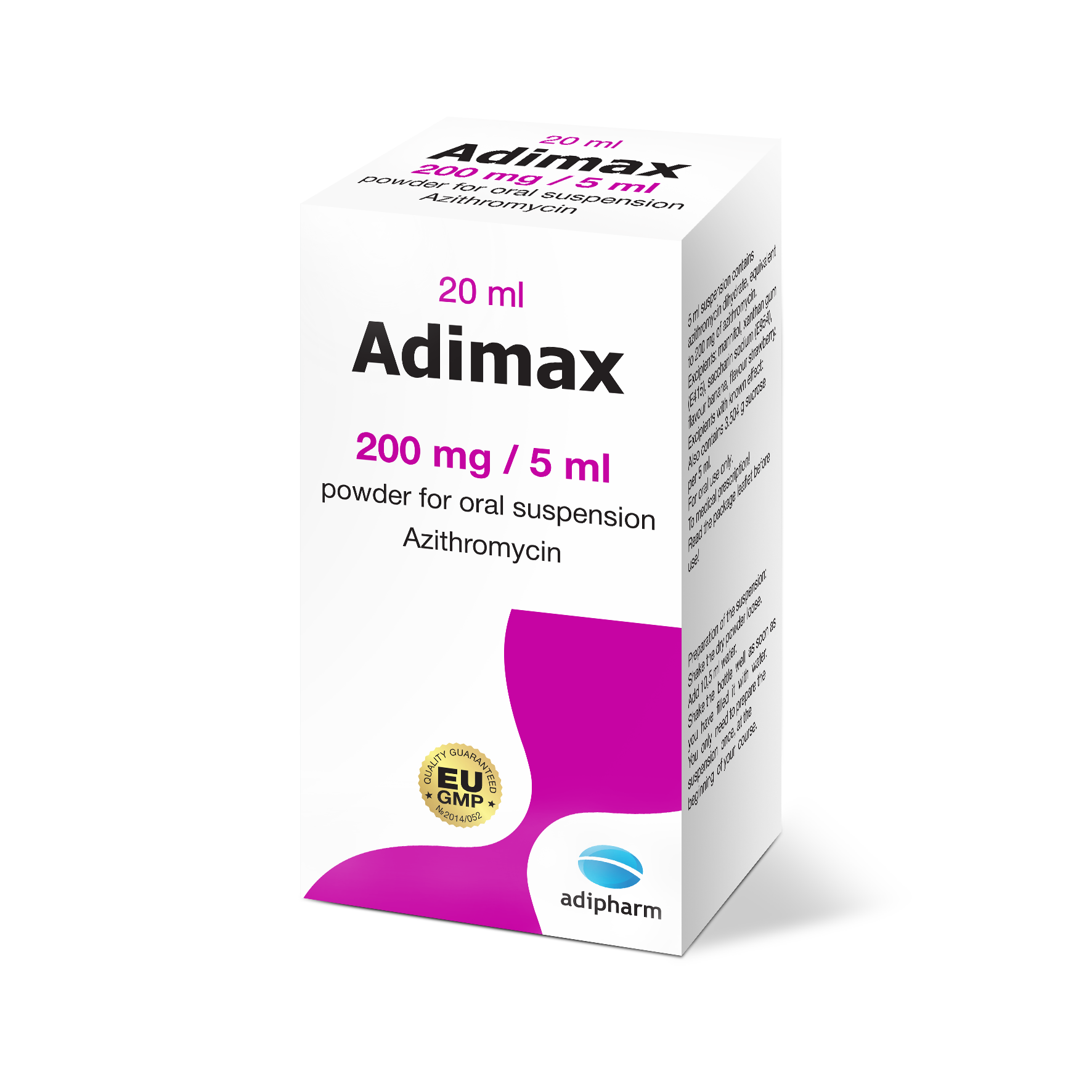 Adipharm Ltd. - Adimax 200 mg /5 ml - 20 ml
